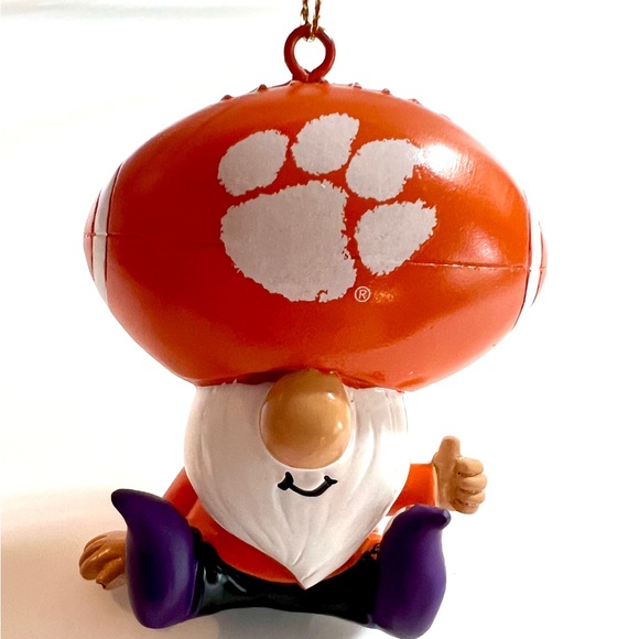 CLEMSON gnome ornament!  So cute! - Picture 1 of 2